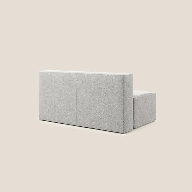 Nettuno module central maxi en bouclette douce T07 gris