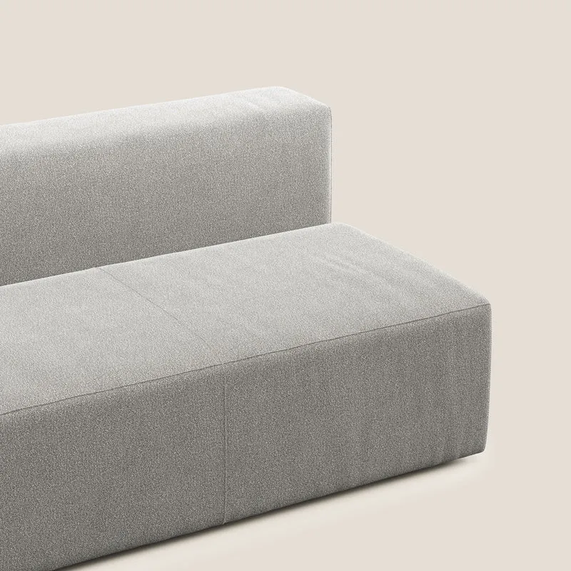Nettuno module central maxi en bouclette douce T07 gris