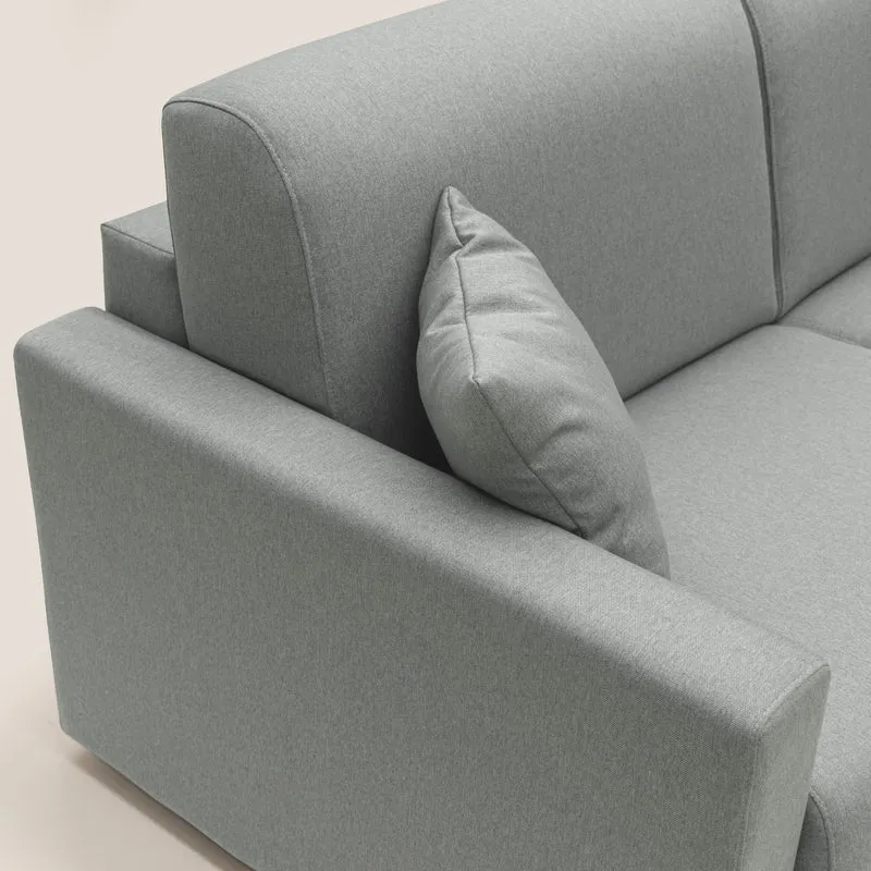 Chris Canapé convertible en tissu imperméable T13 gris