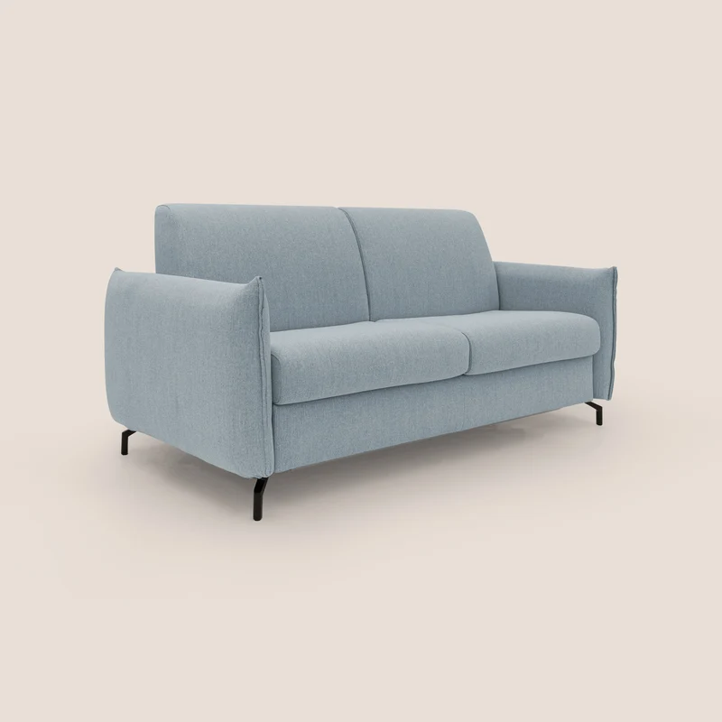 Scarlet canapé convertible en tissu mixte coton imperméable T19 sucre glace