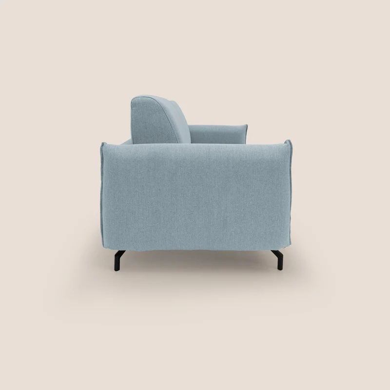 Scarlet canapé convertible en tissu mixte coton imperméable T19 sucre glace