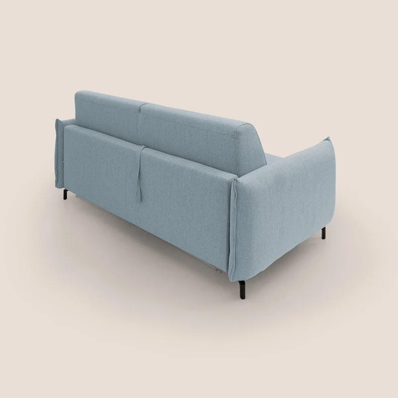 Scarlet canapé convertible en tissu mixte coton imperméable T19 sucre glace