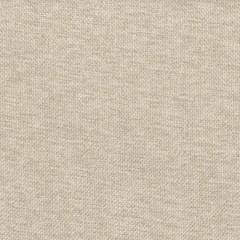 Jolie lit à double panneau et pieds hauts en métal en tissu détachable T18 crème