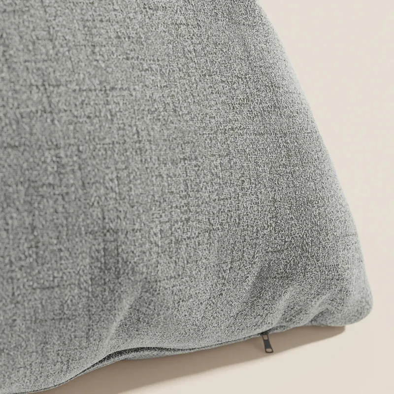 Felis coussins carrés en tissu doux imperméable T03 gris clair