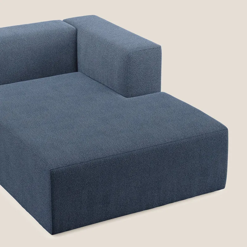 Nettuno module meridiénne en bouclette douce T07 bleu