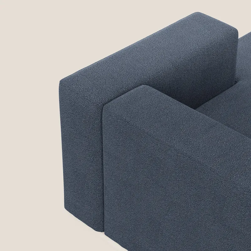 Nettuno module meridiénne en bouclette douce T07 bleu