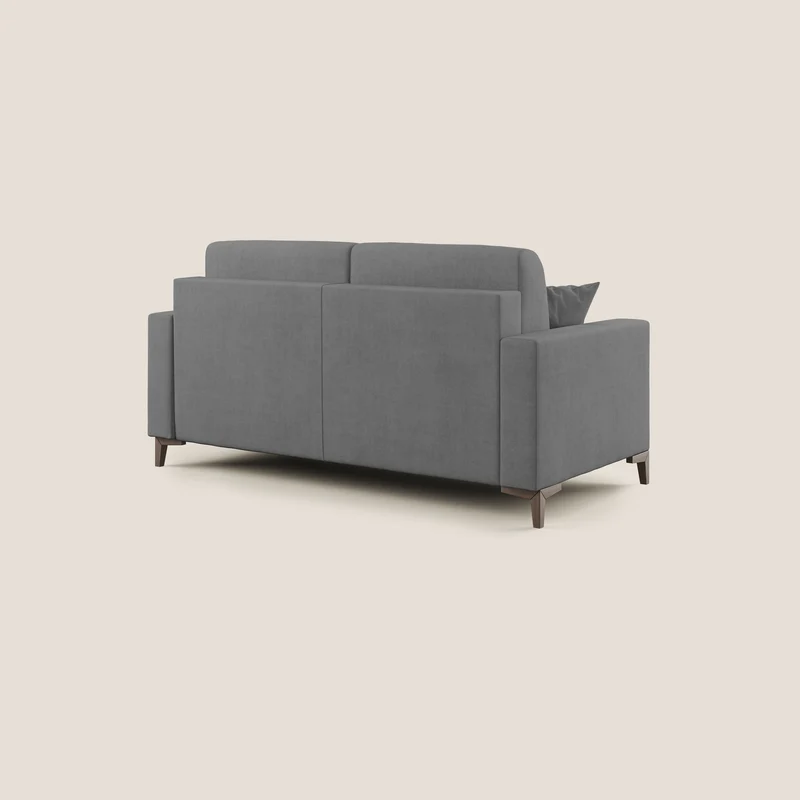 Kafka canapé lit convertible en tissu doux imperméable T02 gris