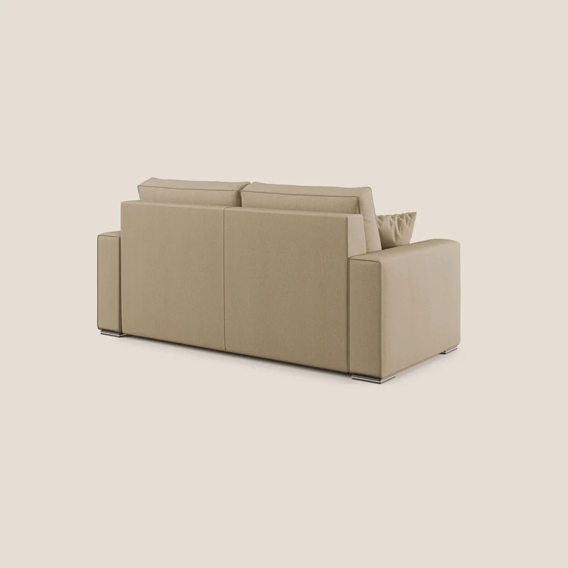 Dream canapé-lit convertible avec coussins doux en tissu détachable T05 beige