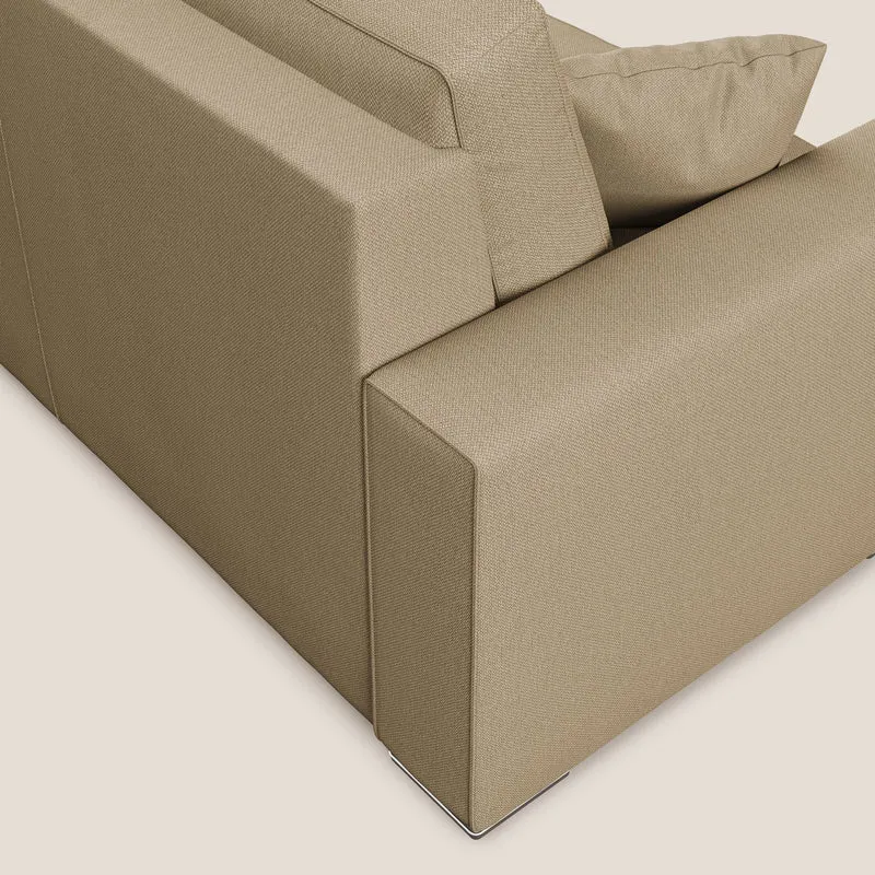 Dream canapé-lit convertible avec coussins doux en tissu détachable T05 beige