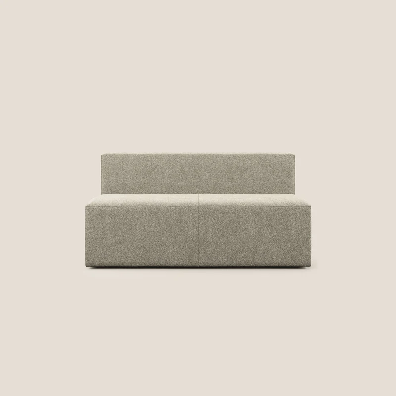 Nettuno module central maxi en bouclette douce T07 beige