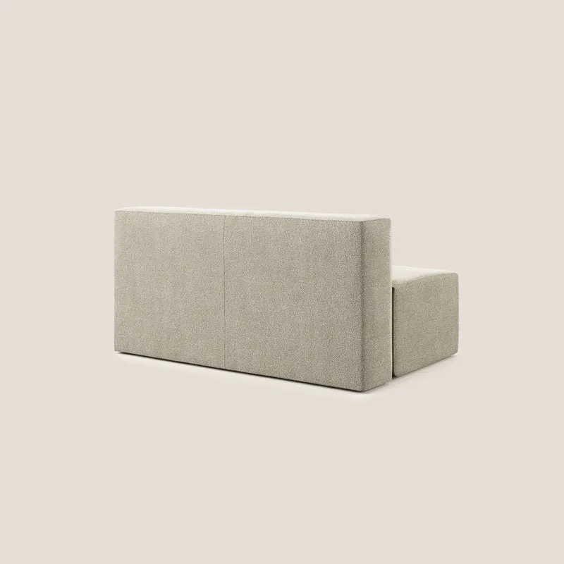 Nettuno module central maxi en bouclette douce T07 beige
