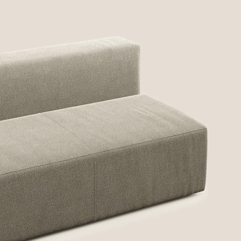 Nettuno module central maxi en bouclette douce T07 beige