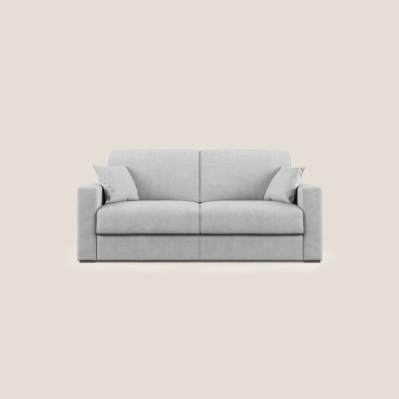 Best canapé-lit double en tissu imperméable T02 gris clair