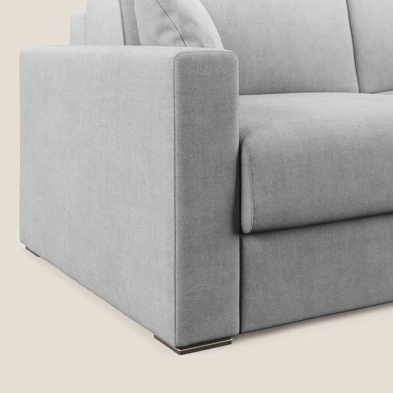 Best canapé-lit double en tissu imperméable T02 gris clair
