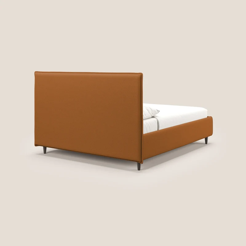 Hunter lit rembourré avec coffre déhoussable en tissu imperméable flammé T19 orange