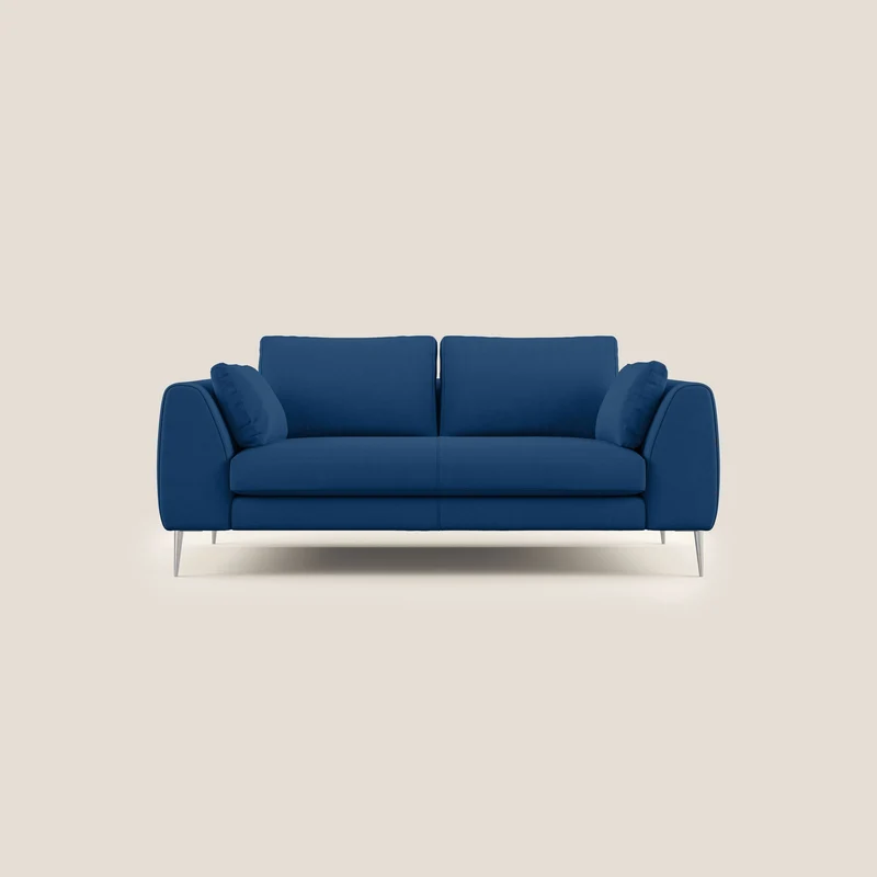 Plano canapé moderne en microfibre technique détachable T11 bleu