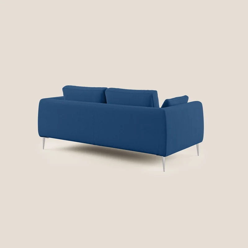 Plano canapé moderne en microfibre technique détachable T11 bleu