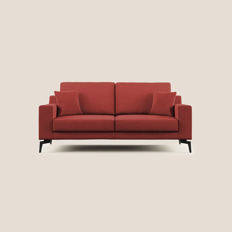 Prestige canapé moderne en microfibre détachable T11 rouge