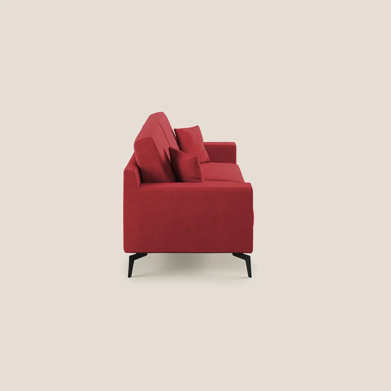 Prestige canapé moderne en microfibre détachable T11 rouge