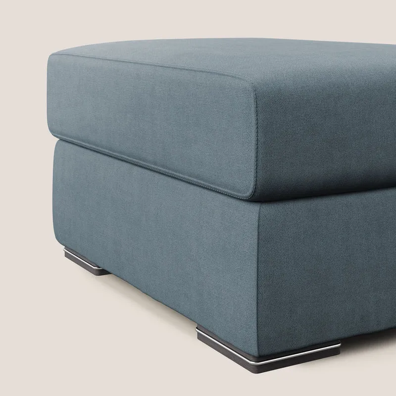 Sun pouf coffre en tissu imperméable T02 bleu pastel
