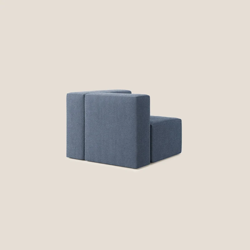 Nettuno module d'angle/latéral en bouclette douce T07 bleu
