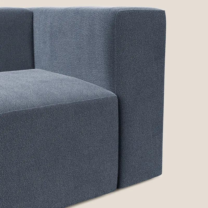 Nettuno module d'angle/latéral en bouclette douce T07 bleu