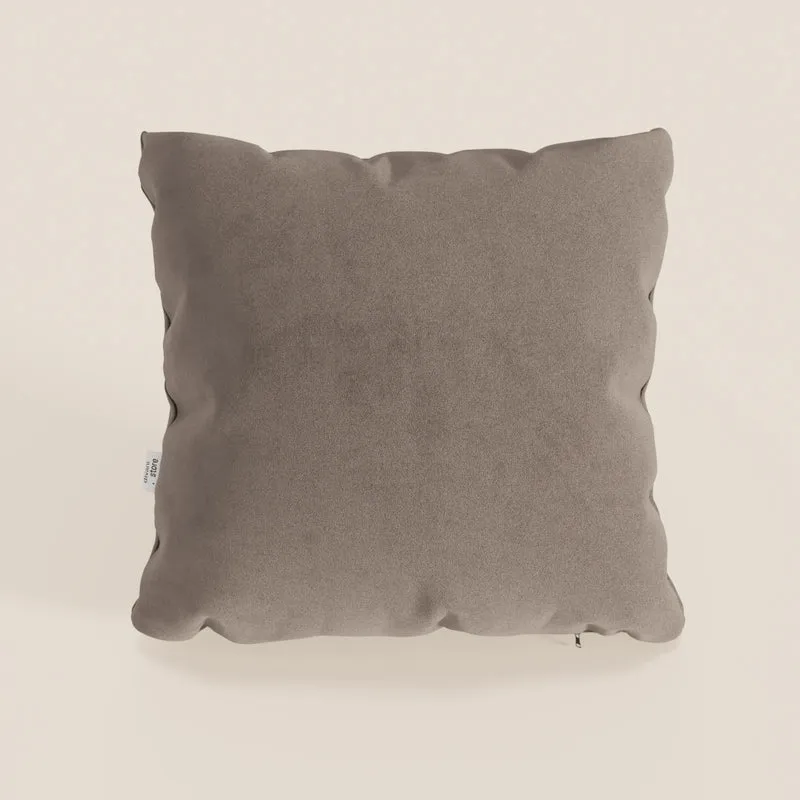 Coussin Jazz disponible en plusieurs couleurs, fabriqué en microfibre technique détachable T11 marron
