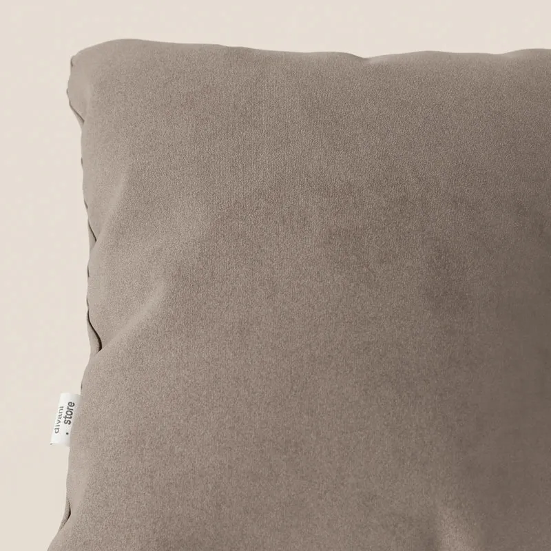 Coussin Jazz disponible en plusieurs couleurs, fabriqué en microfibre technique détachable T11 marron