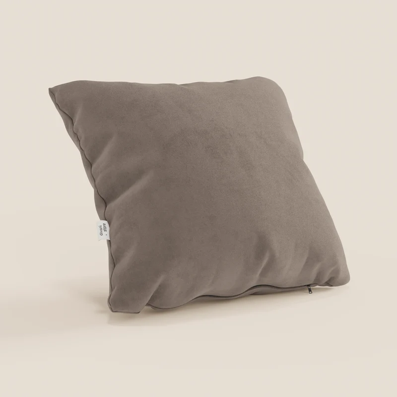 Coussin Jazz disponible en plusieurs couleurs, fabriqué en microfibre technique détachable T11 marron