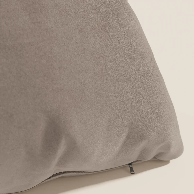 Coussin Jazz disponible en plusieurs couleurs, fabriqué en microfibre technique détachable T11 marron