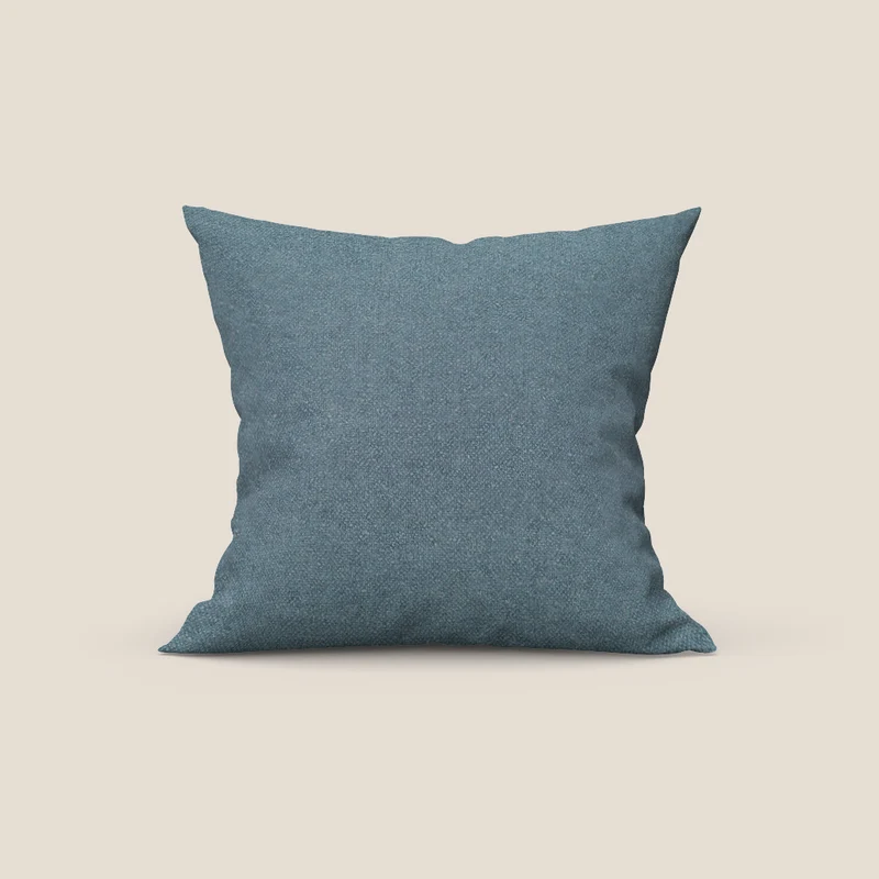 Dalt coussin disponible en différentes couleurs en bouclette souple et imperméable T07 bleu pastel