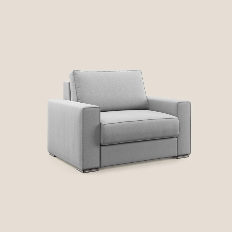 Dream fauteuil convertible en tissu détachable T05 gris
