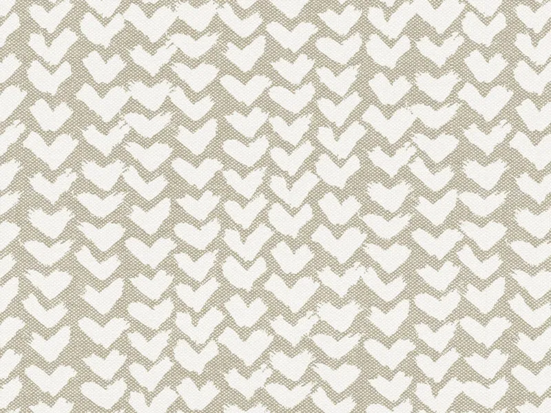 Arrow coussins géométriques en tissu hydrofuge beige