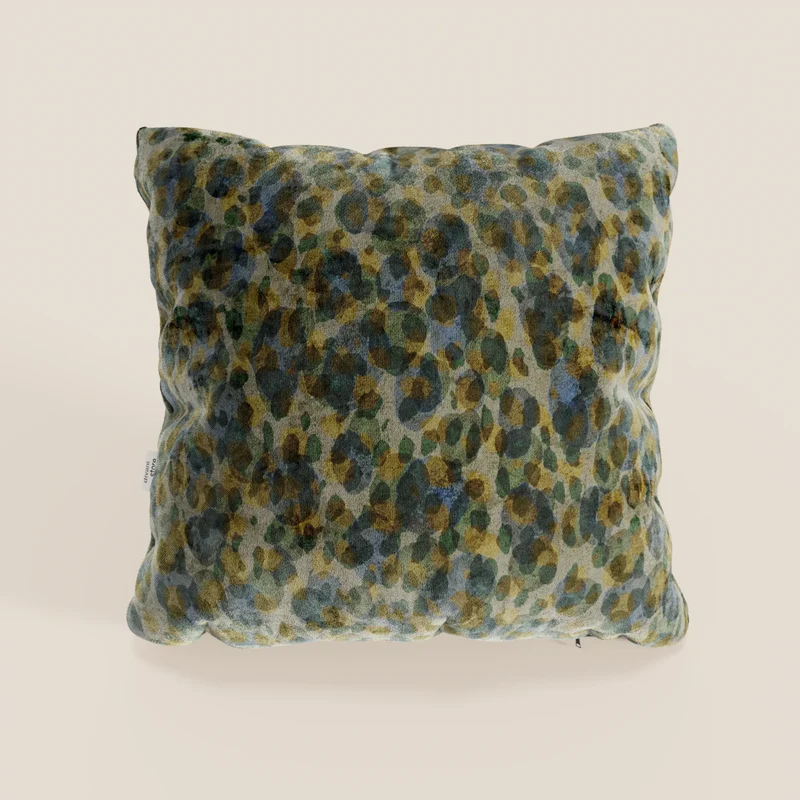 Brush coussins en Velours imperméable vert