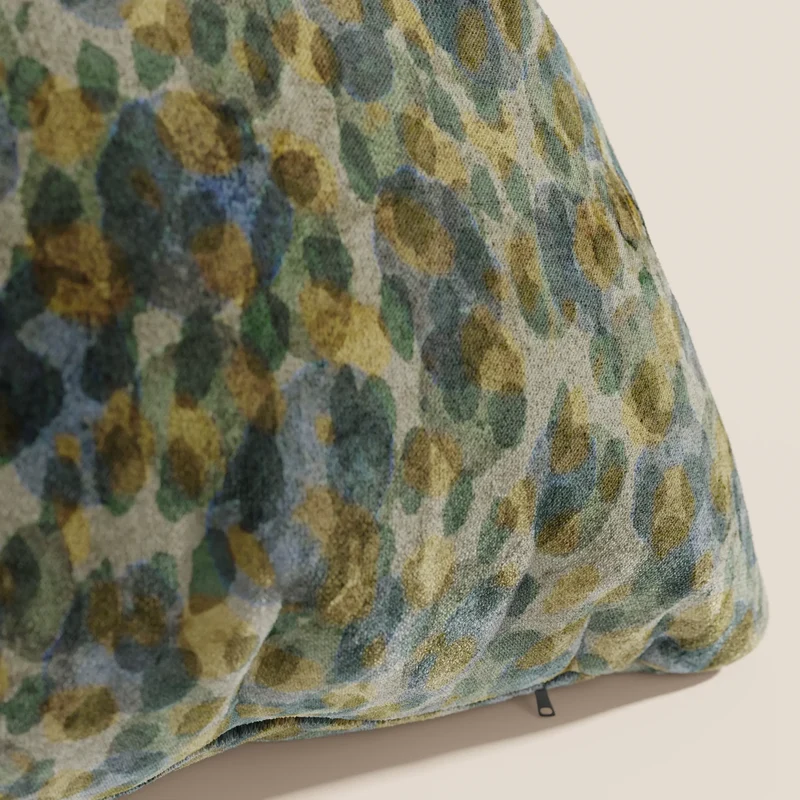 Brush coussins en Velours imperméable vert