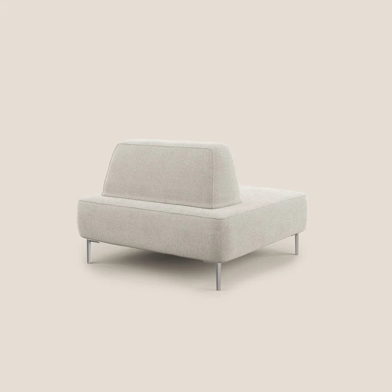 Newton fauteuil modulable avec dossier amovibles T07 blanc
