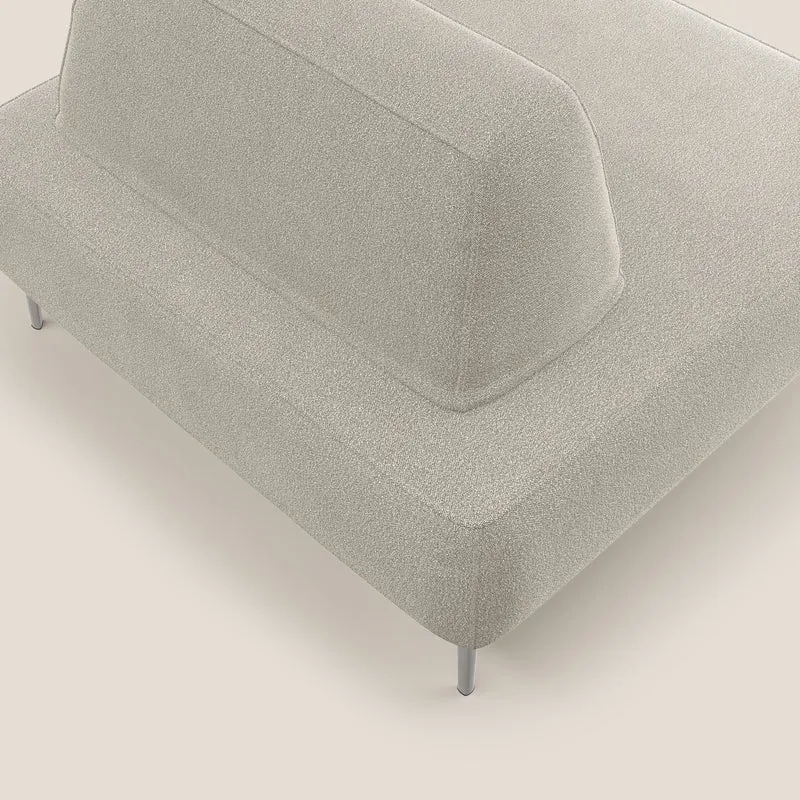 Newton fauteuil modulable avec dossier amovibles T07 blanc