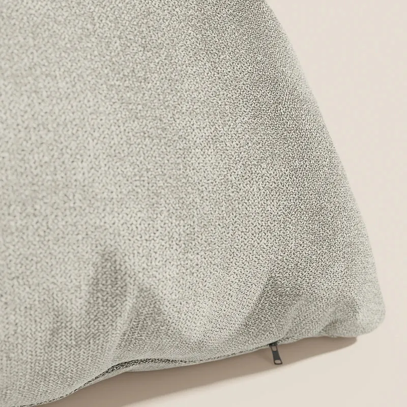 Destiny coussins carrés en tissu doux imperméable T02 crème