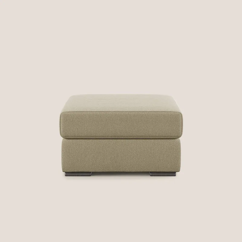 Sun pouf coffre en tissu détachable T05 camel