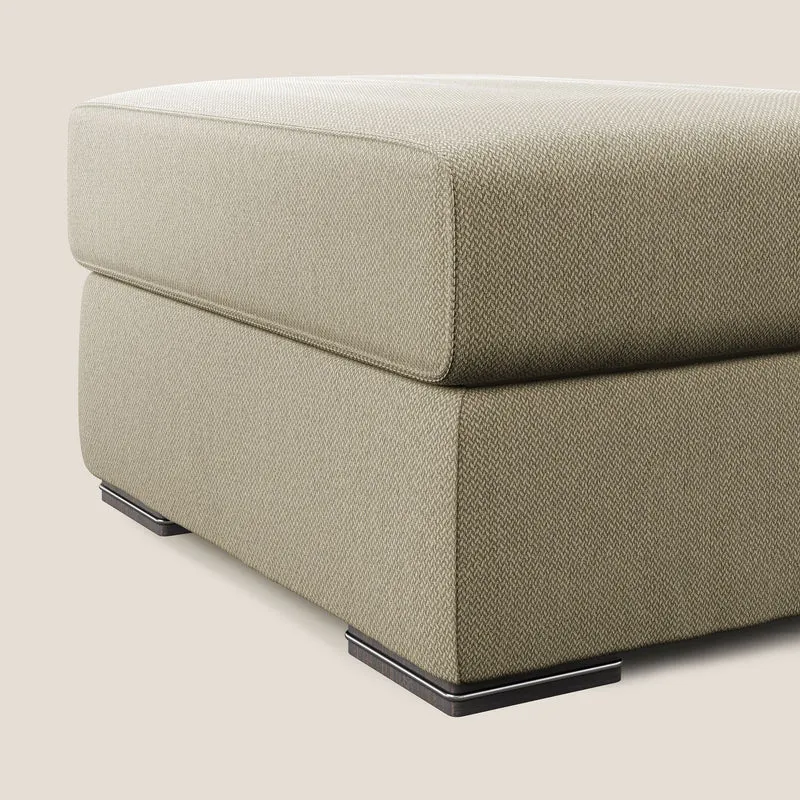 Sun pouf coffre en tissu détachable T05 camel