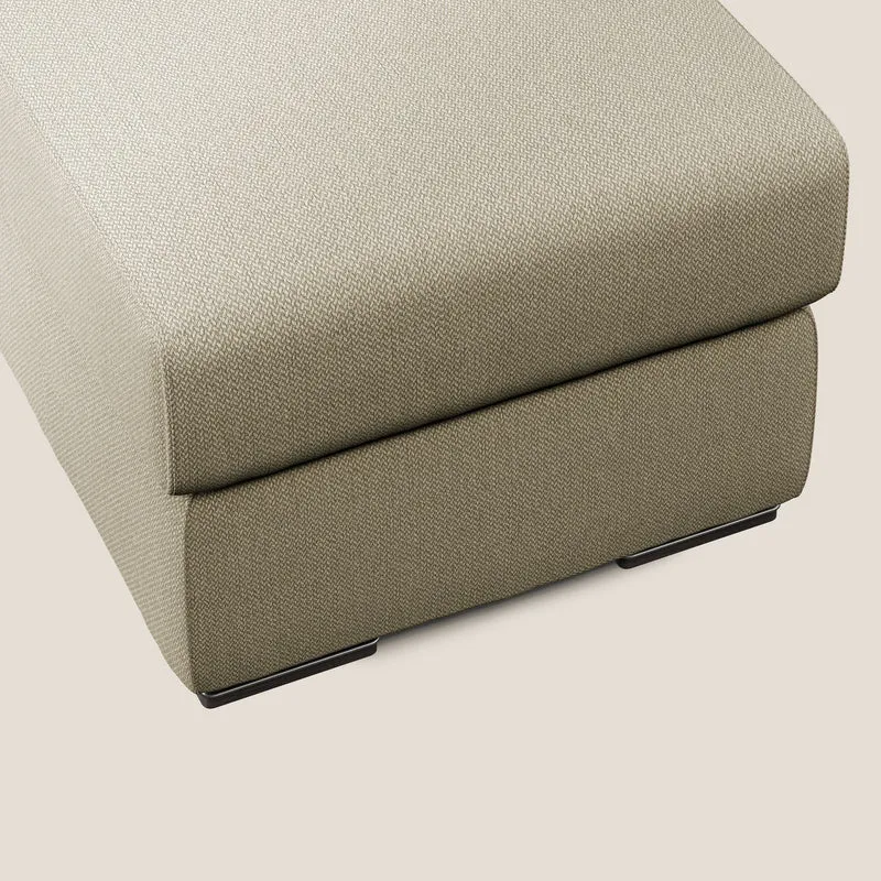 Sun pouf coffre en tissu détachable T05 camel