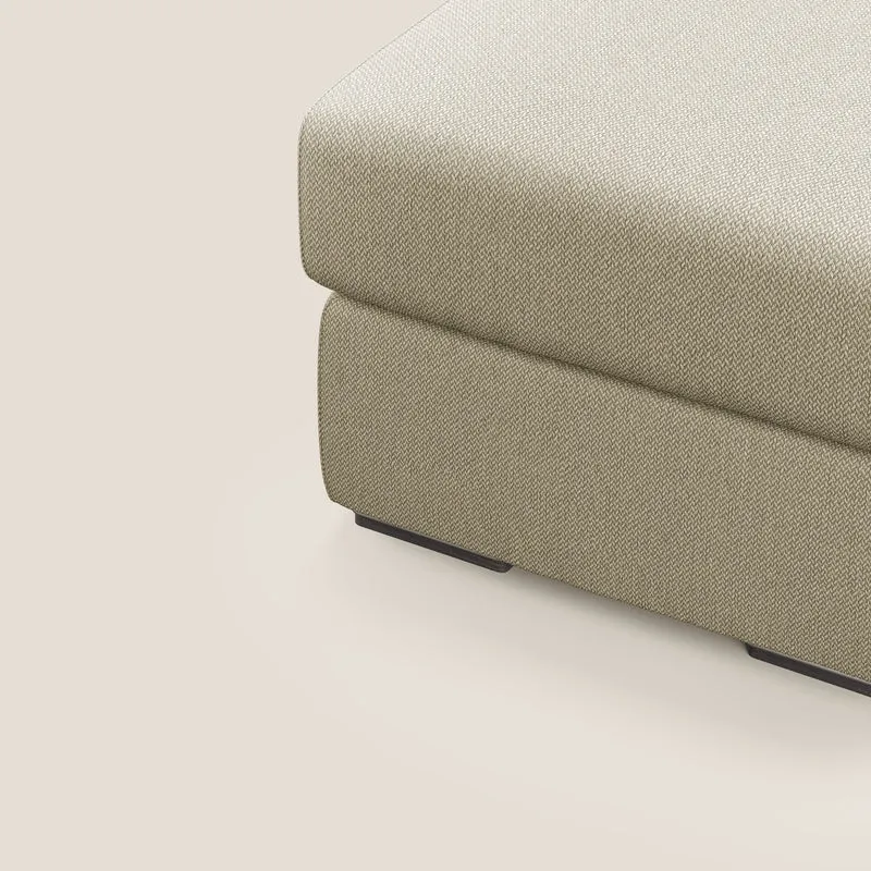 Sun pouf coffre en tissu détachable T05 camel