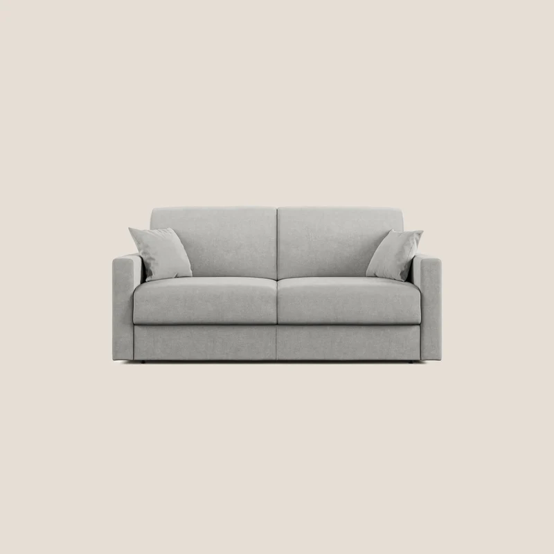 Chris canapé convertible en microfibre détachable T11 gris clair