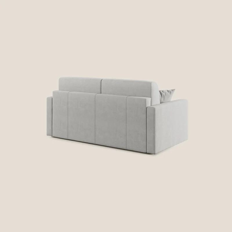 Chris canapé convertible en microfibre détachable T11 gris clair