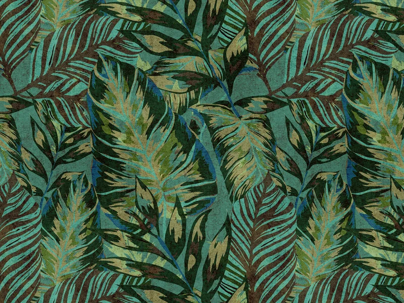 Forest coussins collection en velours imperméable vert