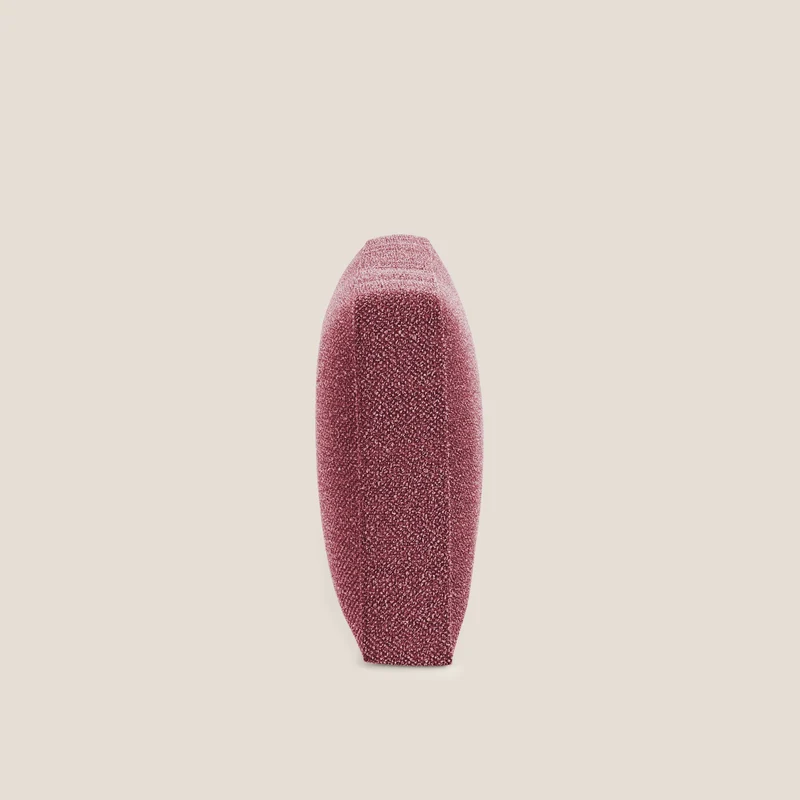 Nettuno coussin de dossier realisé en tissu bouclè imperméable T07 rouge