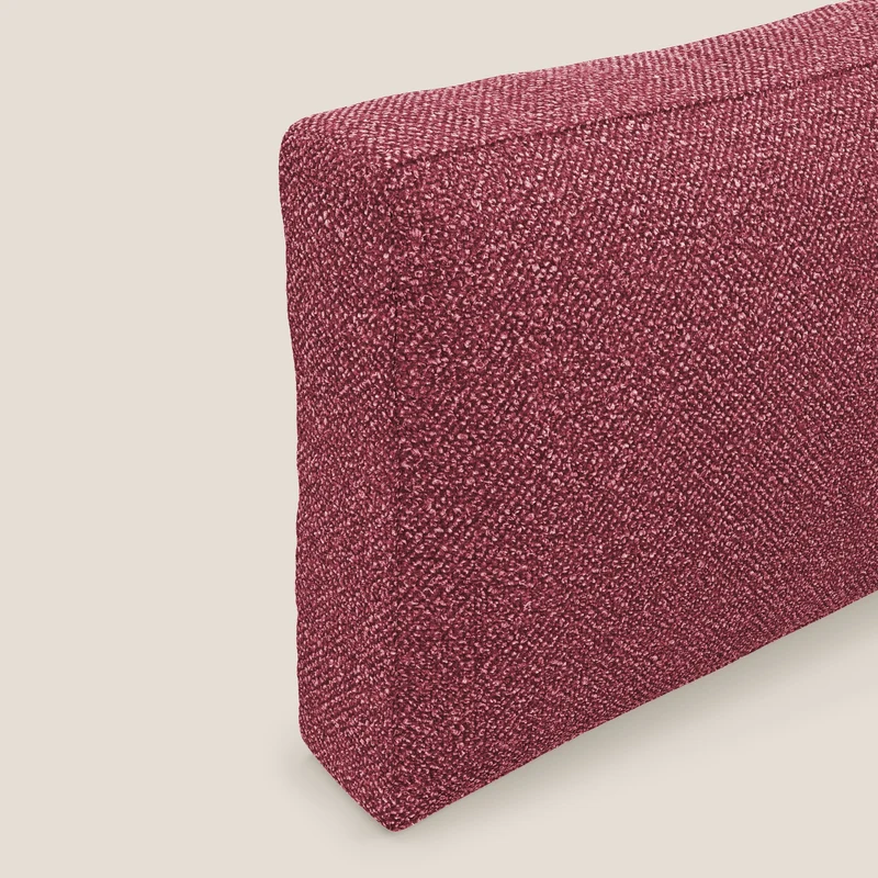 Nettuno coussin de dossier realisé en tissu bouclè imperméable T07 rouge