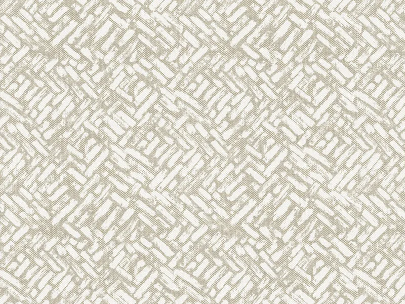 Brick coussins géométriques en tissu hydrofuge beige