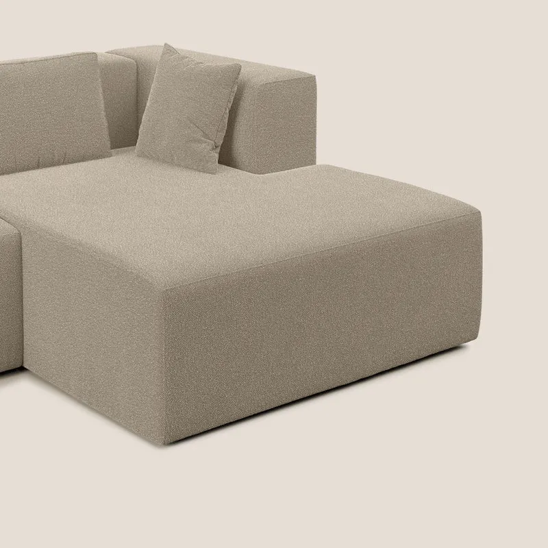 Nettuno canapé panoramique en bouclette douce T07 beige