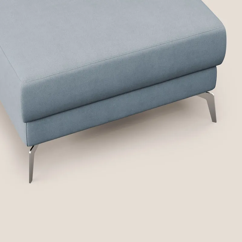 Star Pouf avec pieds hauts en tissu imperméable T02 sucre glace